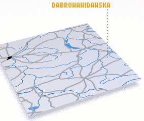 3d view of Dąbrowa Widawska