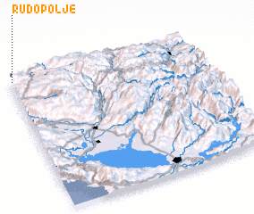 3d view of Rudo Polje