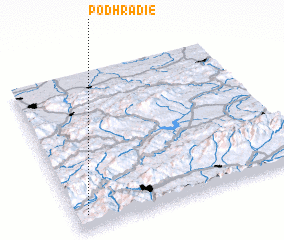 3d view of Podhradie