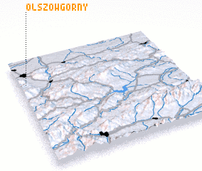 3d view of Olszów Górny