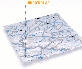 3d view of Vukšić Polje