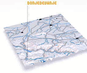 3d view of Donje Ðevanje