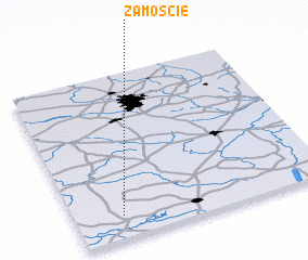 3d view of Zamoście