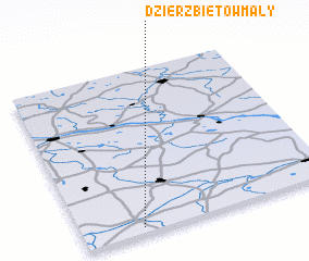 3d view of Dzierzbiętów Mały