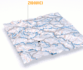 3d view of Židovići