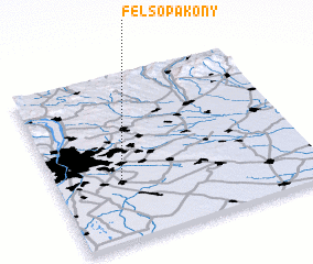 3d view of Felsőpakony