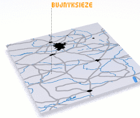 3d view of Bujny Księże