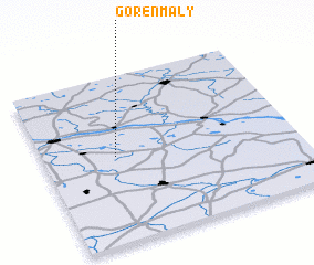 3d view of Goreń Mały