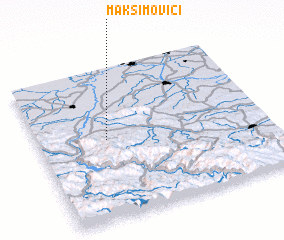 3d view of Maksimovići