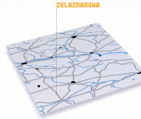 3d view of Żelazna Nowa