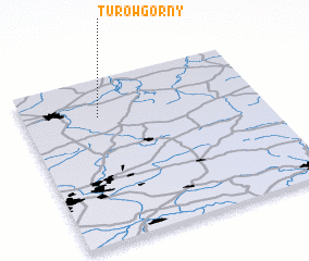 3d view of Turów Górny