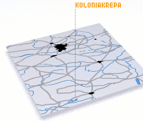 3d view of Kolonia Krępa