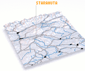 3d view of Stará Huta