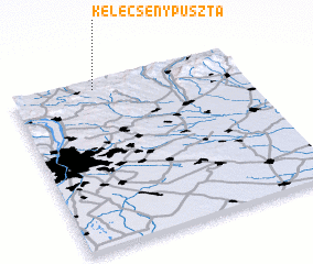 3d view of Kelecsénypuszta