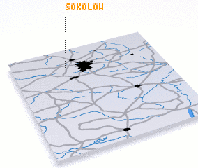 3d view of Sokołów