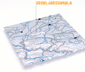 3d view of Grobljanska Mala