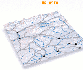 3d view of Halastó