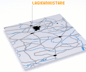 3d view of Łagiewniki Stare