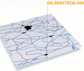 3d view of Kolonia Strzałków