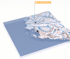 3d view of Cerkovinë