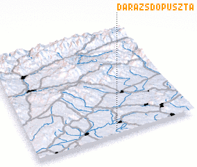 3d view of Darázsdópuszta