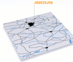 3d view of Jędrzejów