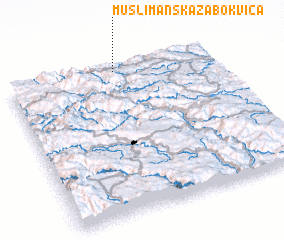 3d view of (( Muslimanska Žabokvica ))