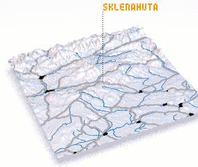 3d view of Sklená Huta