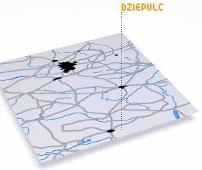 3d view of Dziepułć