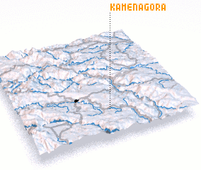 3d view of Kamena Gora