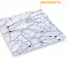 3d view of Apátipuszta