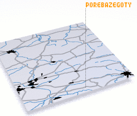 3d view of Poręba Żegoty