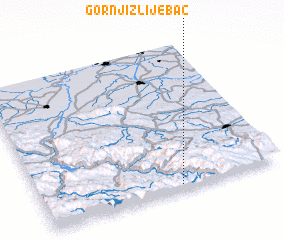 3d view of Gornji Žlijebac