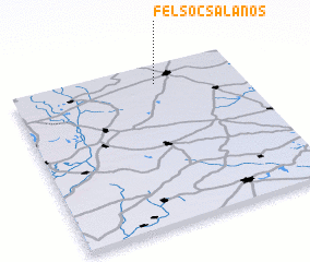 3d view of Felsőcsalános