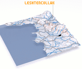 3d view of Leshten-Çollak