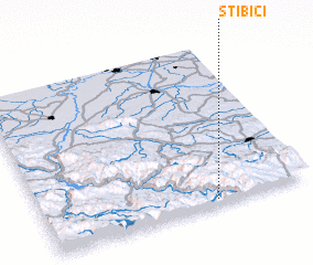 3d view of Štibići