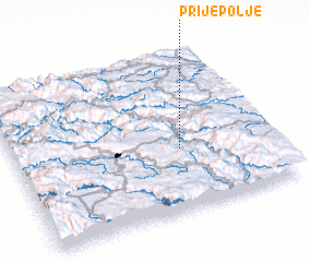 3d view of Prijepolje