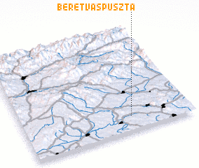 3d view of Beretváspuszta