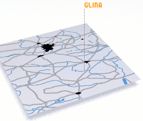 3d view of Glina