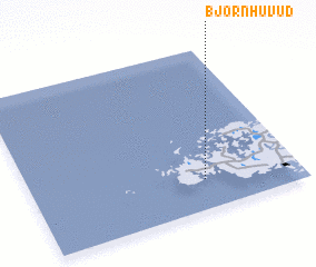 3d view of Björnhuvud