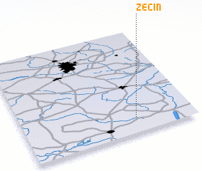 3d view of Zęcin