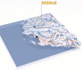 3d view of Rusinjë