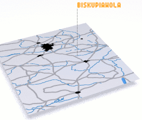 3d view of Biskupia Wola