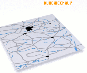3d view of Bukowiec Mały