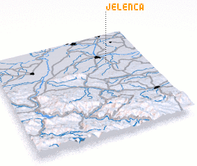 3d view of Jelenča