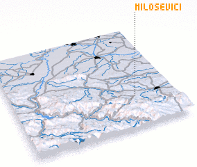 3d view of Miloševići