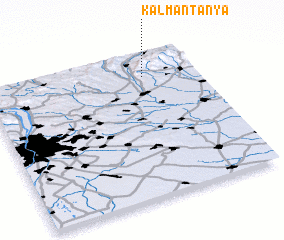 3d view of Kálmántanya