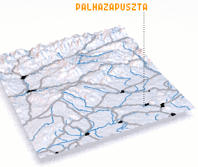 3d view of Pálházapuszta