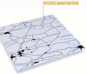 3d view of Kuźnica Wąsowska