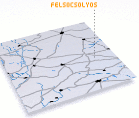 3d view of Felsőcsólyos